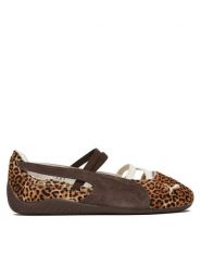 Puma Baleriny Speedcat Ballet Wild 406689 01 Brązowy. Brązowe balerinki damskie Puma, bez wzorów, ze skóry, bez obcasa, bez zapięcia. Za 319.99 zł.