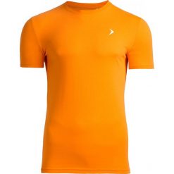 T-shirt męski TSM601 - pomarańcz - Outhorn. T-shirty męskie Outhorn, m, bez wzorów, z bawełny, bez kołnierzyka, bez ramiączek. W wyprzedaży za 29.99 zł.