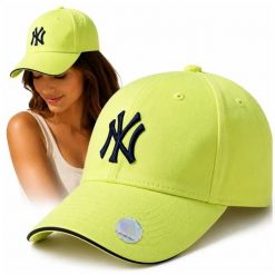 Czapka New York Yankees NY Żólta unisex Baseballówka Regulowana MLB. Żółte czapki damskie NICEBIKE, na jesień, bez wzorów, z bawełny, casualowe. Za 89.99 zł.