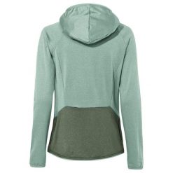 Bluza damska z kapturem VAUDE Tekoa II. Zielone bluzy damskie Vaude, m, bez wzorów, bez ramiączek, z kapturem. Za 437.00 zł.