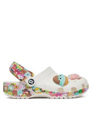 Crocs Klapki Classic Squishmallows Clog 210216 Biały. Białe klapki męskie Crocs, bez wzorów, z tworzywa sztucznego, bez zapięcia. Za 239.99 zł.