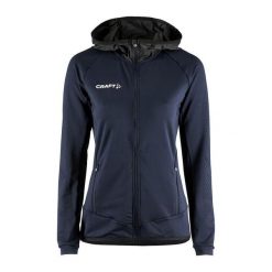Damska kurtka dresowa z pełnym zamkiem błyskawicznym Craft Extend. Brązowe kurtki sportowe damskie Craft, l, bez wzorów, z dresówki, bez ramiączek, bez kaptura, do biegania. Za 324.30 zł.