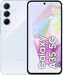 Smartfon Samsung Galaxy A35 5G 8/256GB Niebieski (SM-A356BLBGEUB). Niebieskie smartfony SAMSUNG. Za 1,652.96 zł.