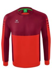 Bluza Erima Six Wings czerwona junior. Czerwone bluzy damskie Erima, bez wzorów, z bawełny, bez ramiączek, bez kaptura. Za 267.99 zł.