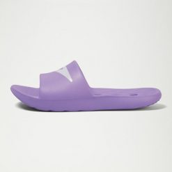 Klapki basenowe damskie Speedo Slide. Białe klapki damskie Speedo, bez wzorów, sportowe, bez obcasa, bez zapięcia. Za 212.28 zł.