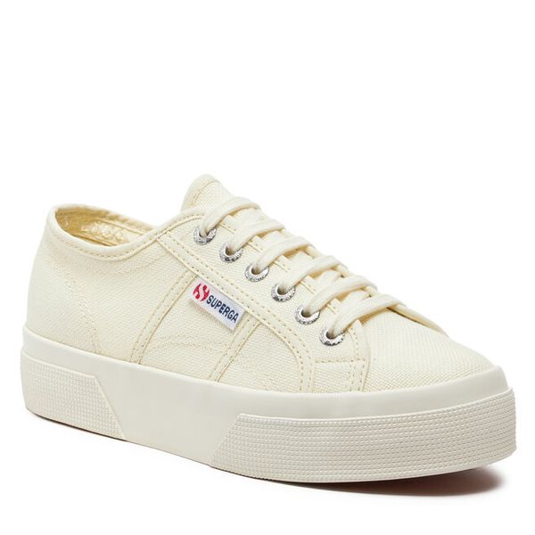 Tenisówki Superga. Brązowe trampki i tenisówki damskie Superga, bez wzorów, bez zapięcia. Za 169.99 zł.