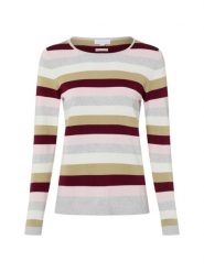 Brookshire Sweter z dzianiny Kobiety Bawełna szary|wielokolorowy, XL. Szare swetry nierozpinane damskie brookshire, xl, bez wzorów, z bawełny, bez kołnierzyka, bez ramiączek. Za 89.95 zł.