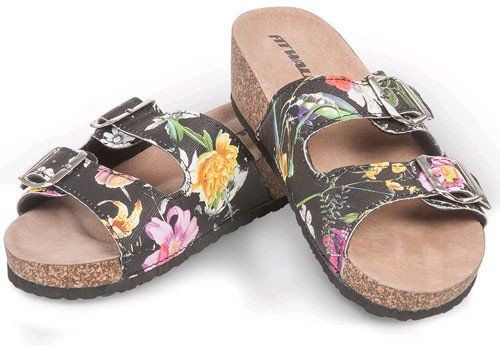 WYGODNE KLAPKI W KWIATY NA KOTURNIE BUTY 36. Klapki damskie Fitness King, bez wzorów, sportowe, bez obcasa, na koturnie, bez zapięcia. Za 119.52 zł.