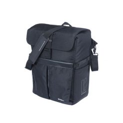Basil Torba rowerowa Move MIK Studs 15 litrów 14 x 24 x 34 cm - czarna. Czarne torby na laptopa damskie BASIL, bez wzorów, z materiału. Za 430.95 zł.