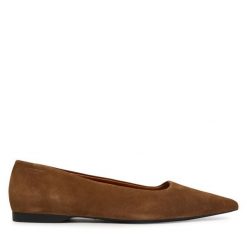 Baleriny Vagabond Shoemakers. Brązowe balerinki damskie Vagabond Shoemakers, bez wzorów, bez obcasa, bez zapięcia. Za 449.99 zł.