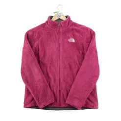 Second life - Kurtka polarowa damska Osito różowa - Stan bardzo dobry. Czerwone kurtki sportowe damskie The North Face, m, bez wzorów, z polaru, bez ramiączek, bez kaptura, trekkingowe. Za 207.36 zł.