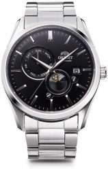 Zegarek Orient Contemporary Zegarek męski czarna tarcza 42 mm (RA-AK0307B30B). Czarne zegarki męskie Orient, bez wzorów. Za 1,417.99 zł.