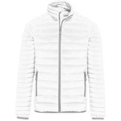 Kurtka puchowa Kariban Légère. Białe kurtki męskie KARIBAN, l, bez wzorów, z puchu, bez kaptura. Za 277.00 zł.