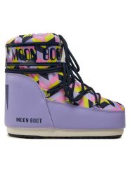 Moon Boot Śniegowce Mb Icon Low Optical 80D1409550 Fioletowy. Fioletowe śniegowce damskie Moon Boot, z materiału, bez zapięcia. Za 769.99 zł.