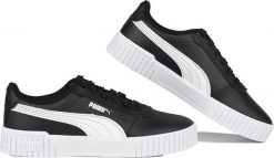 Puma Buty damskie Puma Carina 2.0 czarne 385849 10 38,5. Czarne obuwie sportowe damskie Puma, bez wzorów, bez zapięcia. Za 245.46 zł.