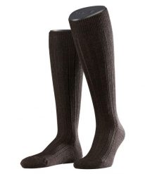 Skarpetki do połowy łydki Falke Teppich Im Schuh. Brązowe skarpety męskie Falke, bez wzorów, z poliamidu. Za 155.50 zł.