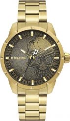 Zegarek Police Zegarek męski Police PL.15715JSG-02AM złoty. Żółte zegarki męskie Police, bez wzorów, złote. Za 658.00 zł.