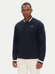 Lacoste Kurtka bomber SH1045 Granatowy Regular Fit. Niebieskie kurtki męskie Lacoste, m, bez wzorów, z syntetyku, bez kaptura. Za 629.99 zł.