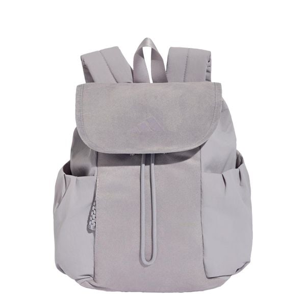 Plecak Soft Lux Flap. Szare plecaki męskie Adidas, bez wzorów, z materiału, eleganckie. Za 142.35 zł.
