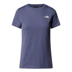 The North Face Koszulka Simple Dome Nf0A87Nhboa. Fioletowe koszulki sportowe damskie The North Face, bez wzorów, bez ramiączek. Za 86.99 zł.