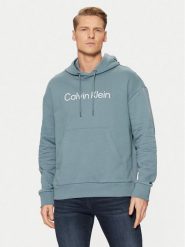 Calvin Klein Bluza Hero Logo Comfort Hoodie K10K111345 Niebieski Regular Fit. Niebieskie bluzy męskie Calvin Klein, m, bez wzorów, z bawełny, bez ramiączek, bez kaptura. Za 339.99 zł.