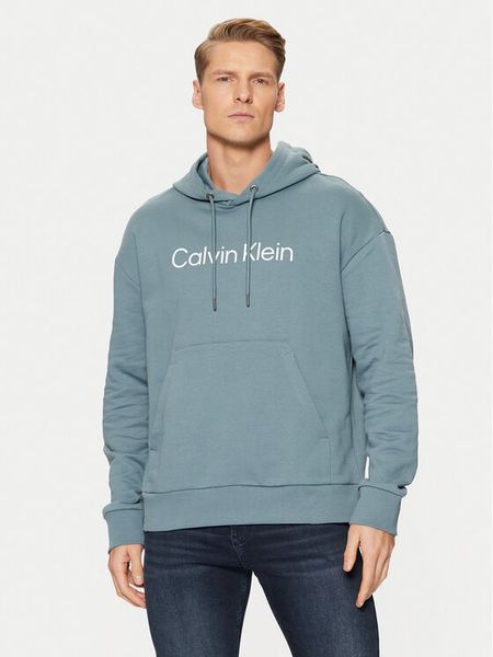 Calvin Klein Bluza Hero Logo Comfort Hoodie K10K111345 Niebieski Regular Fit. Niebieskie bluzy męskie Calvin Klein, m, bez wzorów, z bawełny, bez ramiączek, bez kaptura. Za 269.99 zł.