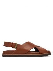 Polo Ralph Lauren Sandały 803961444001 Brązowy. Brązowe sandały męskie Polo Ralph Lauren, bez wzorów, ze skóry, bez zapięcia. Za 759.99 zł.