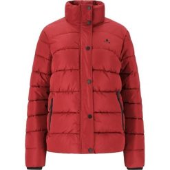 Damska kurtka puchowa Whistler Amaret. Czerwone kurtki sportowe damskie Whistler, bez wzorów, z puchu, bez ramiączek, bez kaptura, trekkingowe. Za 324.50 zł.