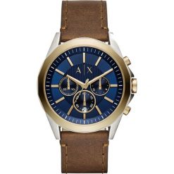 Armani Exchange - Zegarek AX2612. Brązowe zegarki męskie Armani Exchange, bez wzorów, z materiału, szklane. W wyprzedaży za 849.90 zł.