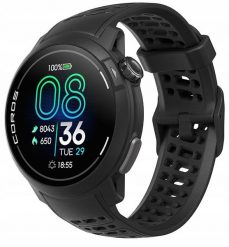 Zegarek sportowy Coros Pace Pro Czarny (WPACEP-BLK). Czarne zegarki sportowe COROS, bez wzorów. Za 1,485.59 zł.
