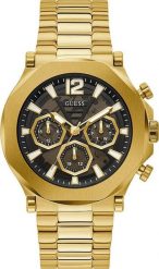 Zegarek Guess Zegarek męski Guess GW0539G2 złoty. Żółte zegarki męskie Guess, z aplikacjami, złote. Za 1,056.00 zł.