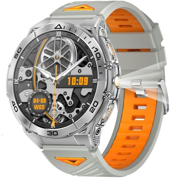 Smartwatch GlacierX Dash GX-DS71 Srebrny Nowy. Szare zegarki smartwatch GlacierX, bez wzorów. Za 199.00 zł.