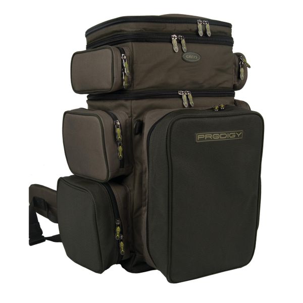 Plecak Greys Prodigy Tackle Base. Brązowe plecaki męskie GREYS, bez wzorów. Za 627.65 zł.
