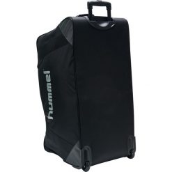 Torba sportowa Hummel Team Trolley. Czarne torby sportowe męskie Hummel, bez wzorów, z materiału, duże. Za 391.60 zł.