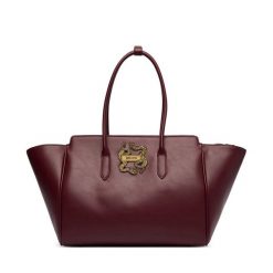 Torebka Just Cavalli. Czerwone shopperki damskie Just Cavalli, bez wzorów, bez dodatków. Za 939.99 zł.