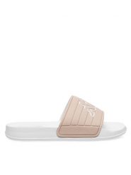 Kappa Klapki SS24-W2 Beżowy. Brązowe klapki damskie Kappa, bez wzorów, bez obcasa, bez zapięcia. Za 79.99 zł.