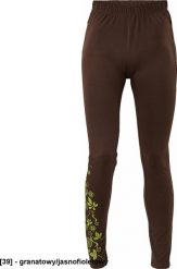 CERVA YOWIE NEW - legginsy - granatowy/jasnofioletowy XS. Fioletowe legginsy damskie CERVA, bez wzorów. Za 54.86 zł.