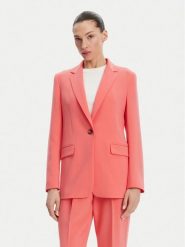 BOSS Marynarka 50490053 Różowy Regular Fit. Czerwone marynarki i żakiety damskie Boss, bez wzorów, z syntetyku, bez kołnierzyka, bez ramiączek. Za 809.99 zł.