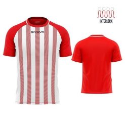 Koszulka sportowa Givova Rugby czerwona-biała XL męska. Białe bluzki damskie Givova, m, bez wzorów, z poliesteru, bez ramiączek, do biegania. Za 136.99 zł.