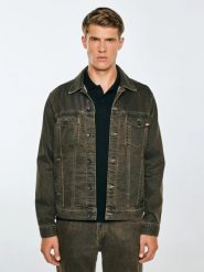 Kurtka męska jeansowa brązowa Charlie 888. Brązowe kurtki męskie BIG STAR, l, bez wzorów, z denimu, eleganckie, bez kaptura. W wyprzedaży za 329.99 zł.