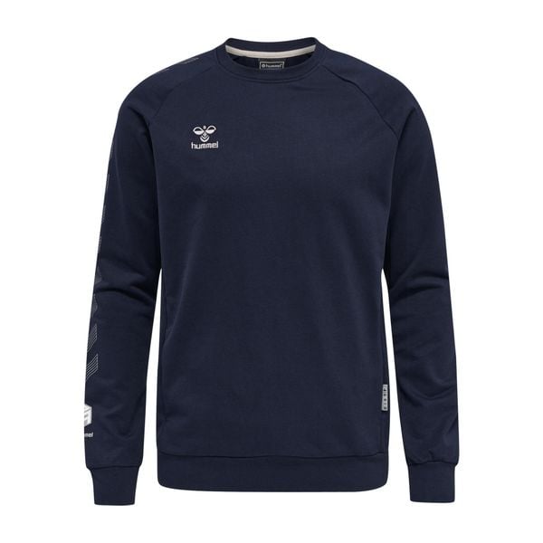 Bluza piłkarska męska Hummel Move Grid bawełniana. Niebieskie bluzy męskie Hummel, m, bez wzorów, z bawełny, sportowe, bez ramiączek, bez kaptura. W wyprzedaży za 208.50 zł.