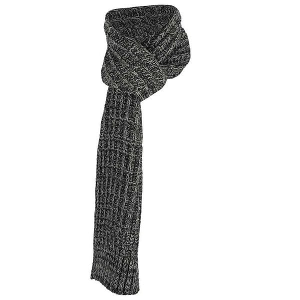 Gruby dzianinowy szalik narciarski męski - Shine. Szare szaliki męskie HEAT KEEPER, bez wzorów, z dzianiny. W wyprzedaży za 148.10 zł.