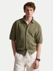 Polo Ralph Lauren Koszula 710B18514001 Zielony Regular Fit. Zielone koszule męskie Polo Ralph Lauren, l, bez wzorów, z bawełny, bez kołnierzyka, bez ramiączek. Za 689.99 zł.