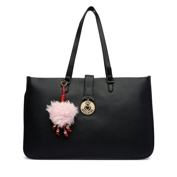 Torebka LOVE MOSCHINO. Czarne shopperki damskie Love Moschino, bez wzorów, bez dodatków. Za 1,139.00 zł.