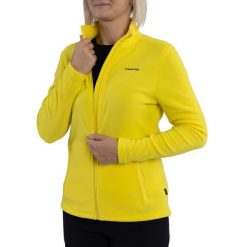 Bluza techniczna damska Viking Tesero Lady, polar. Żółte bluzy damskie Viking, m, bez wzorów, z polaru, sportowe, bez ramiączek, bez kaptura. Za 181.53 zł.