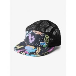 Czapka z daszkiem Kavu Drift Creek - sea salad. Czarne czapki damskie KAVU, bez wzorów, sportowe. Za 122.25 zł.