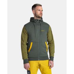Męska bluza z kapturem Kilpi SEARA-M. Zielone bluzy męskie Kilpi, m, bez wzorów, casualowe, bez ramiączek, z kapturem. Za 189.67 zł.