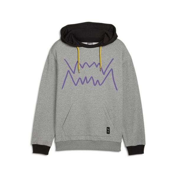 Bluza Puma Jaws Core. Szare bluzy męskie Puma, bez wzorów, bez kaptura, do koszykówki. W wyprzedaży za 226.50 zł.