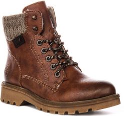 Rieker Booties Brązowe 42 (73220-24). Brązowe obuwie sportowe damskie Rieker, bez wzorów, bez zapięcia. Za 347.75 zł.