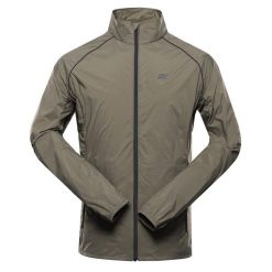 Kurtka męska sportowa wiatrówka Alpine Pro Spin 2. Zielone kurtki sportowe męskie Alpine Pro, m, bez wzorów, z softshellu, bez kaptura, trekkingowe. W wyprzedaży za 299.00 zł.